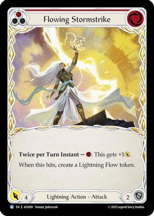 Flowing Stormstrike (Red) — Flesh and Blood card