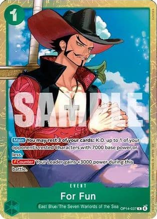 For Fun (Premium Card Collection -Best Selection Vol. 6-) — One Piece Promotion Cards