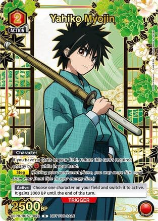 Yahiko Myojin (092) (Gold) — Union Arena Promotion Cards