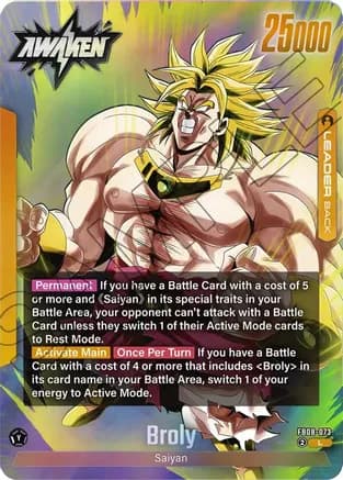 Broly - FB08-073 — Story Booster 01