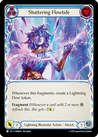 Shattering Flowtide (Blue) — Omens of the Third Age