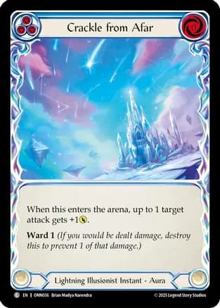 Crackle From Afar — Omens of the Third Age Flesh and Blood card by Brian Madya Narendra