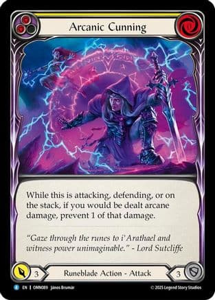 Arcanic Cunning (Yellow) — Omens of the Third Age