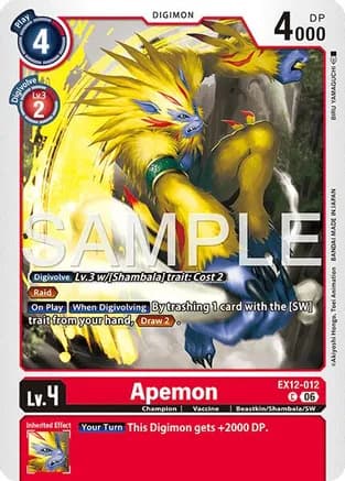 Apemon — Digital World Shambala