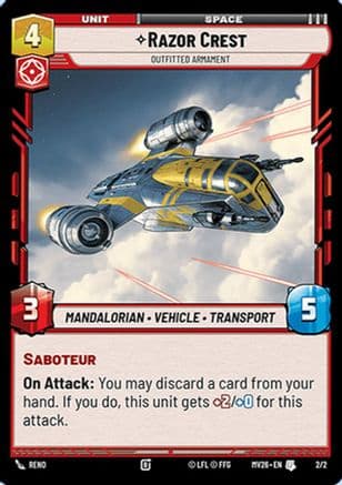 Razor Crest - Outfitted Armament — Event Exclusive Promos