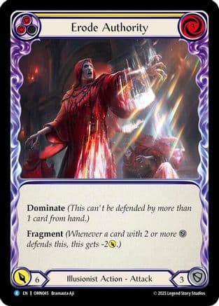 Erode Authority (Yellow) — Omens of the Third Age