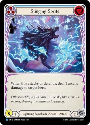 Stinging Sprite (Blue) — Omens of the Third Age