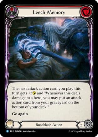 Leech Memory (Red) — Omens of the Third Age