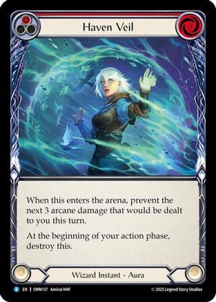 Haven Veil (Red) — Omens of the Third Age