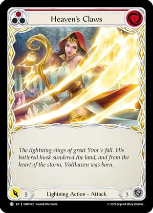 Heaven's Claws (Red) — Omens of the Third Age