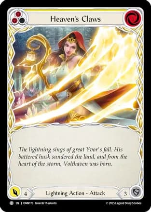 Heaven's Claws (Yellow) — Omens of the Third Age