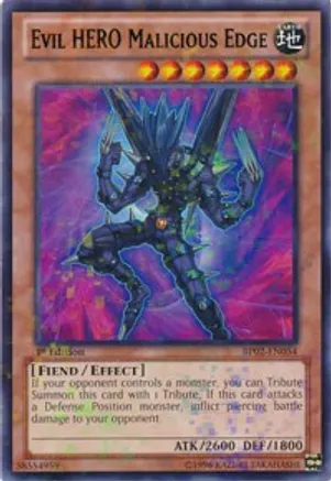 Evil HERO Malicious Edge (Mosaic Rare) — Battle Pack 2: War of the Giants