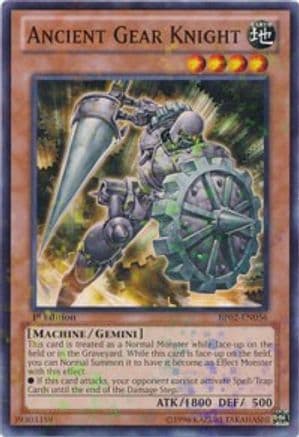 Ancient Gear Knight (Mosaic Rare) — Battle Pack 2: War of the Giants Yu-Gi-Oh! card by KAZUKI TAKAHASHI