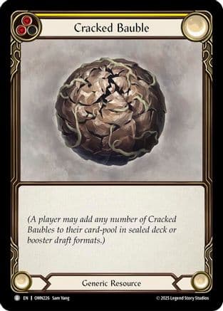 Cracked Bauble (Yellow) — Omens of the Third Age