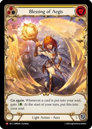 Blessing Of Aegis (Yellow) (Extended Art) — Omens of the Third Age