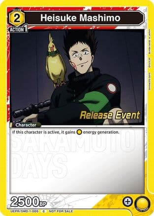 Heisuke Mashimo (005) (Release Event) — UE19BT: SAKAMOTO DAYS Release Event Cards