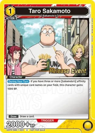 Taro Sakamoto (022) — UE19BT: SAKAMOTO DAYS Release Event Cards