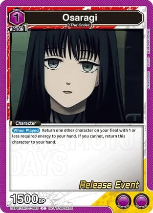 Osaragi (043) — UE19BT: SAKAMOTO DAYS Release Event Cards