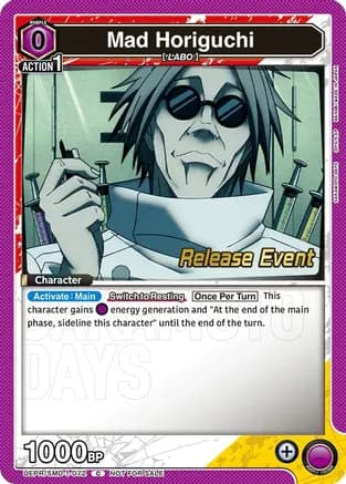 Mad Horiguchi — UE19BT: SAKAMOTO DAYS Release Event Cards
