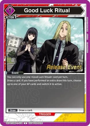Good Luck Ritual — UE19BT: SAKAMOTO DAYS Release Event Cards