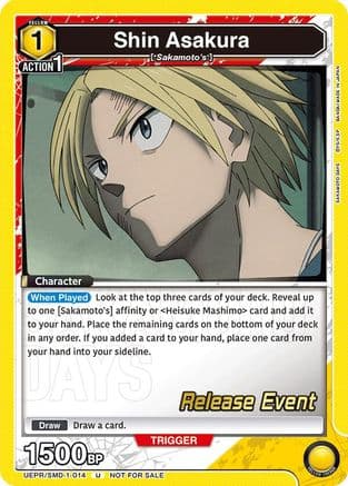 Shin Asakura (014) (Release Event) — UE19BT: SAKAMOTO DAYS Release Event Cards