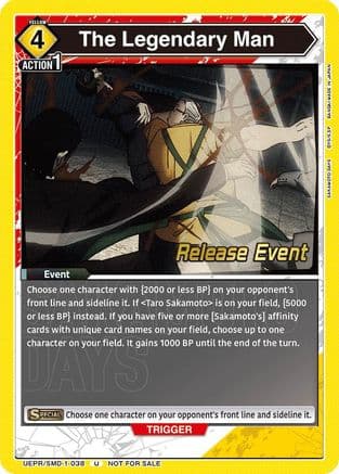 The Legendary Man (Release Event) — UE19BT: SAKAMOTO DAYS Release Event Cards