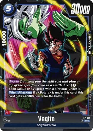 Vegito - FP-091 — Fusion World Promotion Cards and Packs