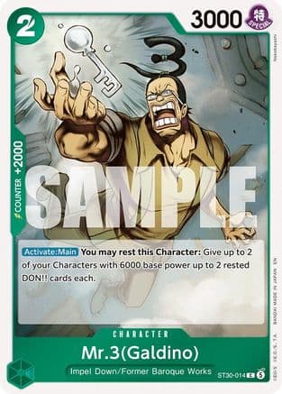 Mr.3(Galdino) — Starter Deck EX: Luffy & Ace