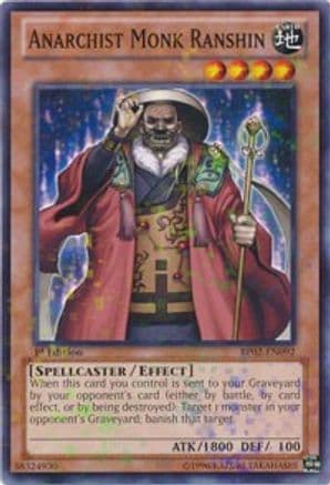 Anarchist Monk Ranshin (Mosaic Rare) — Battle Pack 2: War of the Giants Yu-Gi-Oh! card by KAZUKI TAKAHASHI