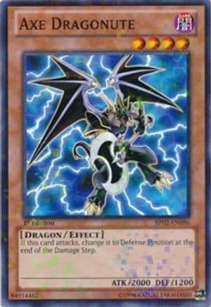 Axe Dragonute (Mosaic Rare) — Battle Pack 2: War of the Giants Yu-Gi-Oh! card by KAZUKI TAKAHASHI