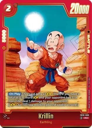 Krillin - FB10-006 (Alternate Art) — Cross Force