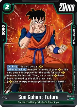 Son Gohan : Future - FB10-058 — Cross Force
