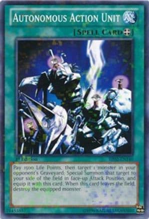 Autonomous Action Unit (Mosaic Rare) — Battle Pack 2: War of the Giants Yu-Gi-Oh! card by KAIZUKA