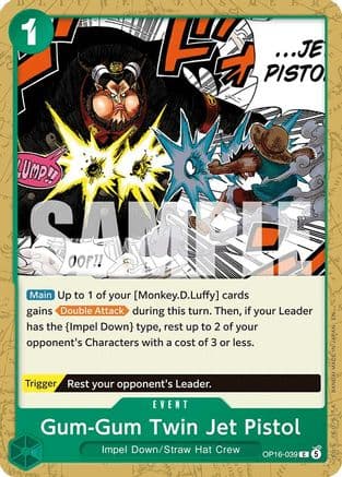 Gum-Gum Twin Jet Pistol — The Time of Battle