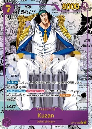 Kuzan (Manga) — The Time of Battle