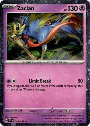 Zacian - 045/094 (Cosmos Holo) — Blister Exclusives