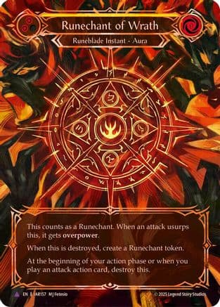 Runechant of Wrath (Yellow)(Marvel) — Omens of the Third Age