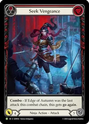 Seek Vengeance (Red) — Gem Pack 5