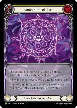 Runechant of Lust (Yellow) — Gem Pack 5