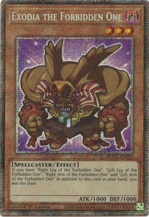Exodia the Forbidden One (Starlight Rare) — Battles of Legend: Glorious Gallery