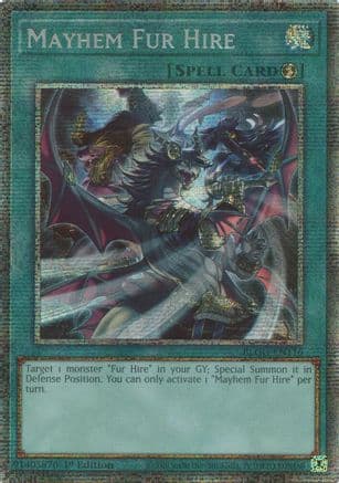 Mayhem Fur Hire (Starlight Foil) — Battles of Legend: Glorious Gallery