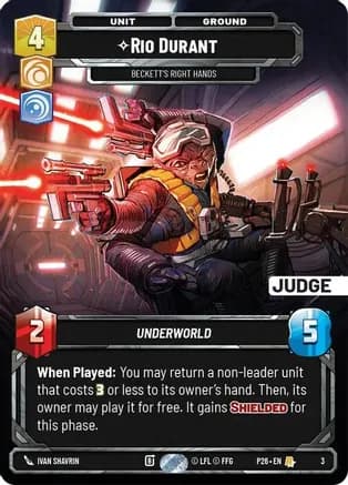 Rio Durant - Beckett's Right Hands — Judge Promos