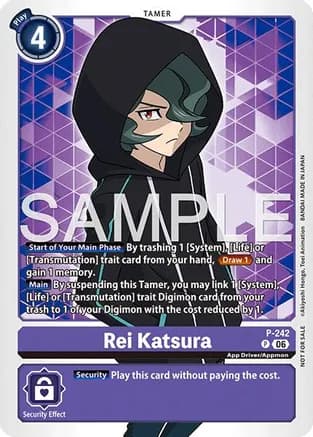 Rei Katsura (Official Store Tournament 2026 Vol. 3 Participant) — Digimon Promotion Cards
