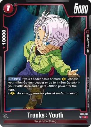 Trunks : Youth - ST01-012 — Story Booster 01
