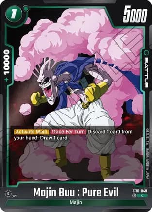 Majin Buu : Pure Evil - ST01-040 — Story Booster 01