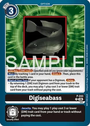 Digiseabass (Official Store Tournament 2026 Vol. 3 Participant) — Digimon Promotion Cards