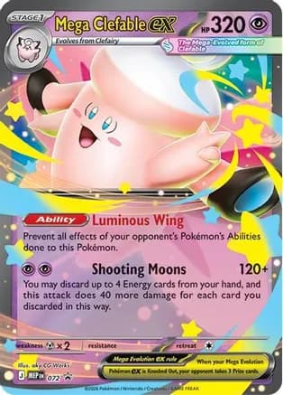 Mega Clefable ex - 072 — ME: Mega Evolution Promo