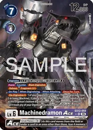 Machinedramon ACE (Alternate Art) — Digital World Shambala