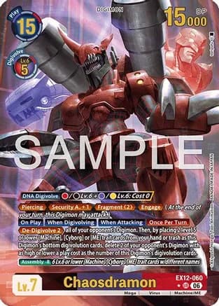 Chaosdramon (Alternate Art) — Digital World Shambala