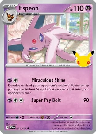 Espeon — ME: 30th Celebration